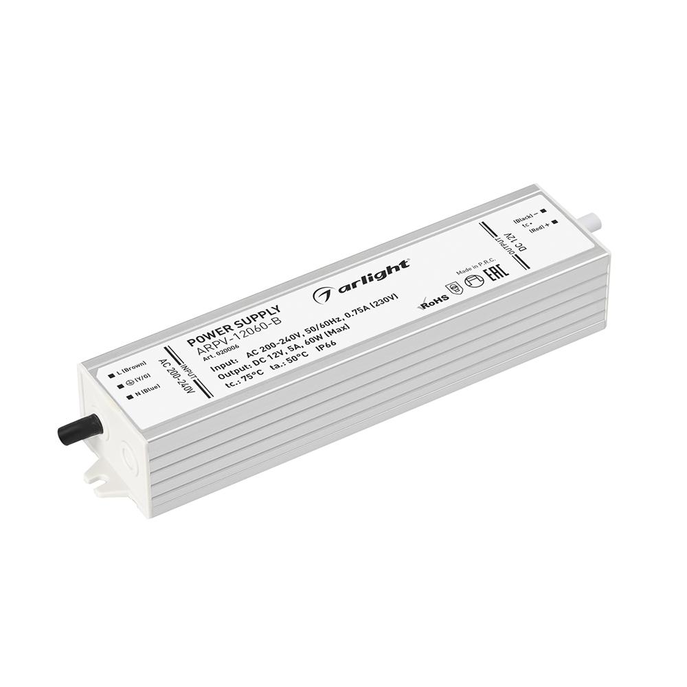 Arlight 020006 Блок питания ARPV-12060-B (12V, 5.0A, 60W)