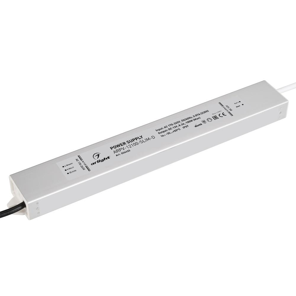 Arlight 026433 Блок питания ARPV-12100-SLIM-D (12V, 8.3A, 100W)