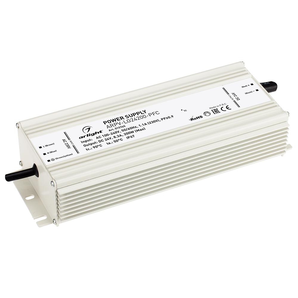 Arlight 015765 Блок питания ARPV-LG24200-PFC (24V, 8.3A, 200W)