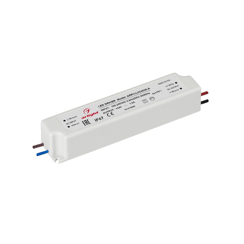 Arlight 018980 Блок питания ARPV-LV24035-A (24V, 1.5A, 36W)