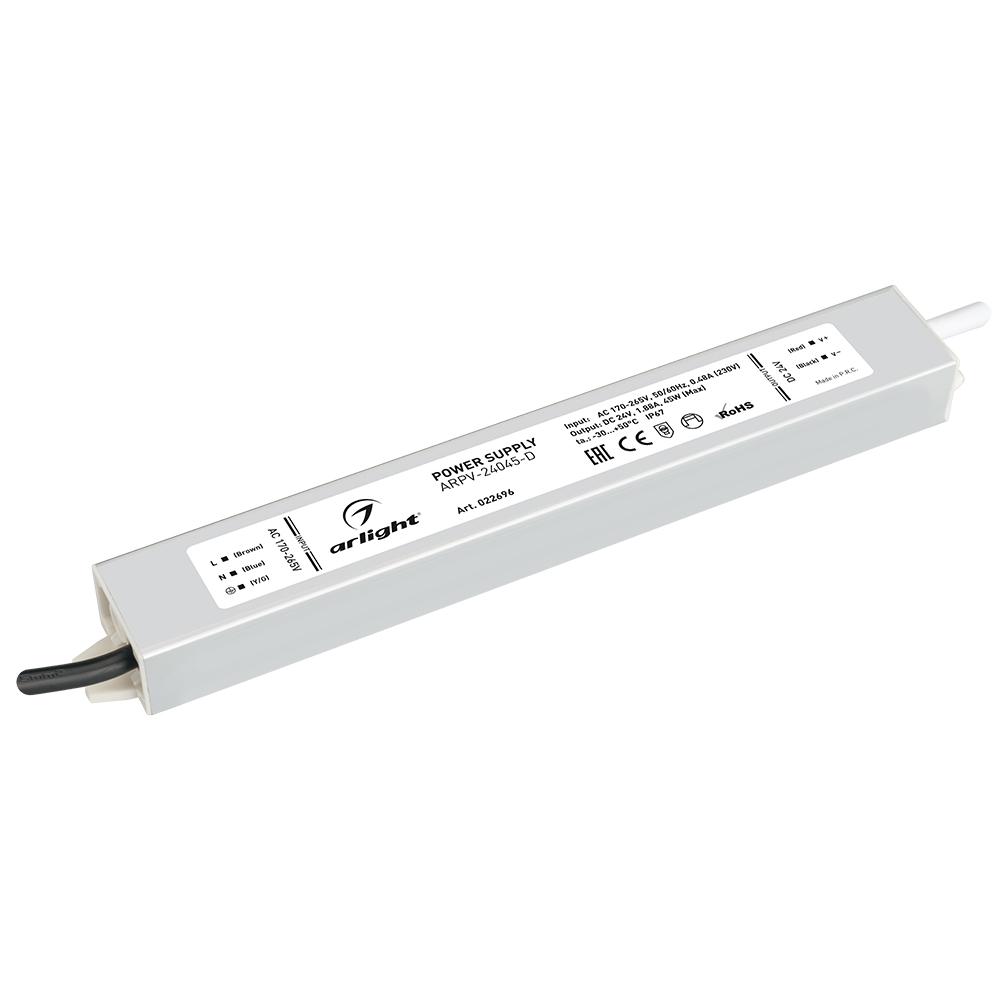 Arlight 022696 Блок питания ARPV-24045-D (24V, 1.9A, 45W)