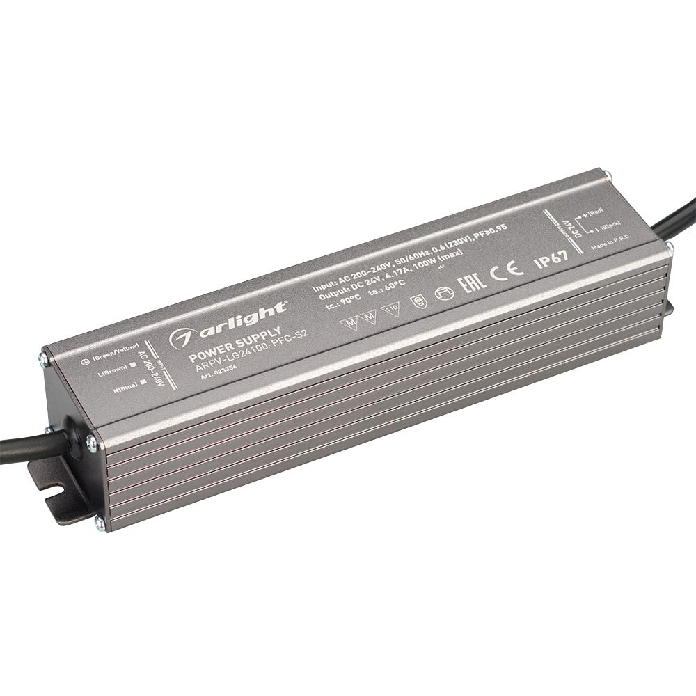 Arlight 023354 Блок питания ARPV-LG24100-PFC-S2 (24V, 4.2A, 100W)