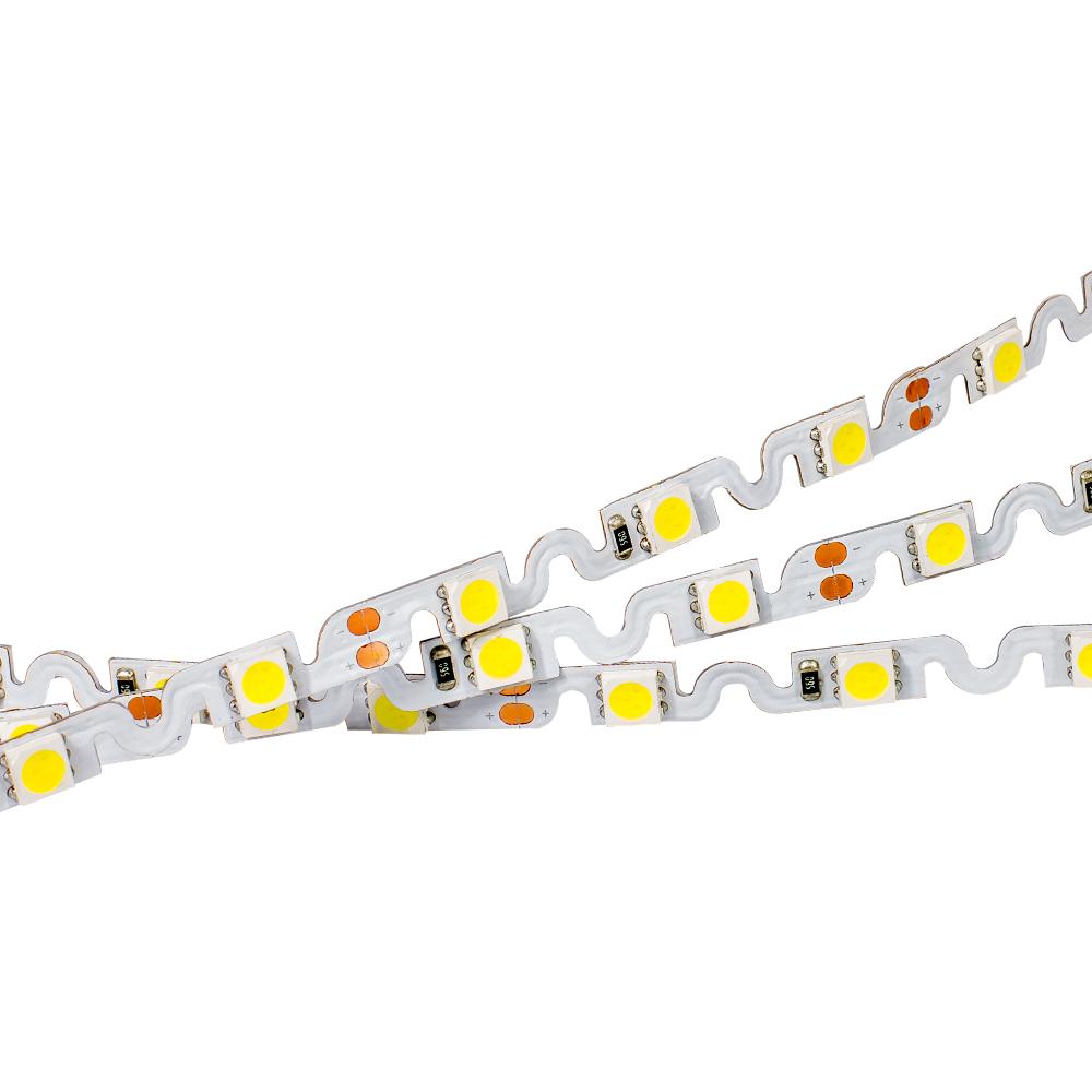 Arlight 018216 Лента RZ 2-5000 12V Yellow 2x (5060, 240 LED, Wave)