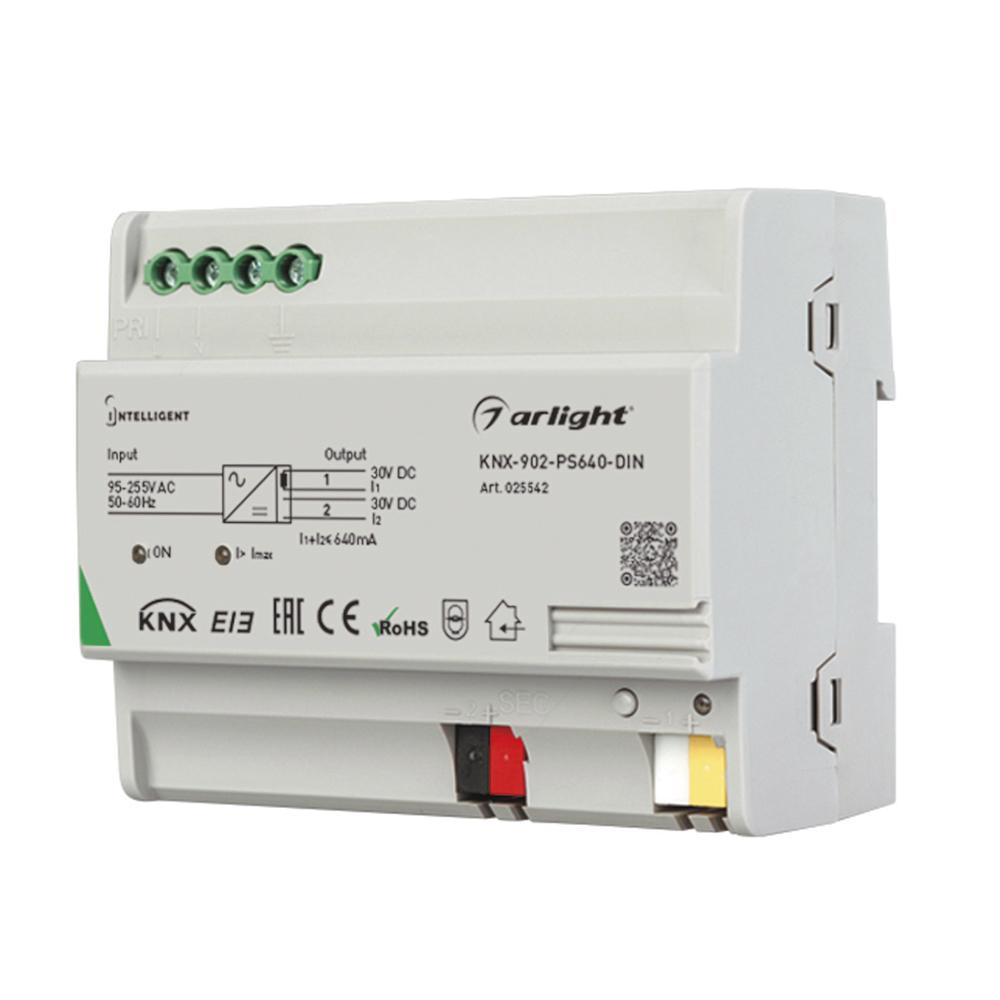 Arlight 025542 INTELLIGENT ARLIGHT Блок питания шины KNX-902-PS640-DIN (230V, 640mA)